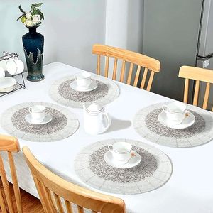 Napperon perlé en verre de style classique fait à la main beau complément pour améliorer votre décor de table de dîner pour les mariages et les fêtes - Product Image 2