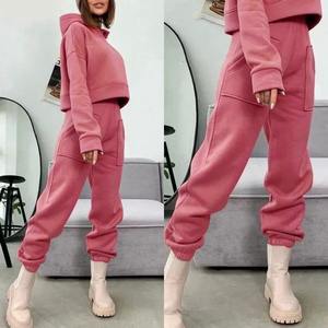 Todo el precio de venta, sudadera con cremallera desgastada, chándales para mujer, conjuntos de joggers, conjunto de pantalones de chándal de dos piezas para mujer, conjunto de chándal para mujer - Product Image 3