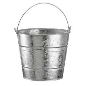 MAISON & JARDIN DÉCORATIF POT ROND GALVANISÉ JARDIN PLANTER FAIT MAIN VERDURE DÉCORATION FLEUR JARDIN VASE PLANTEUR - Product Image 2