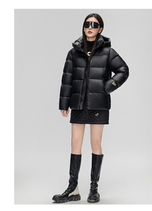 La nouvelle veste à bulles personnalisée pour hommes, manteau épais et chaud en duvet avec ceinture amovible pour l'hiver Veste bouffante à capuche pour hommes - Product Image 5