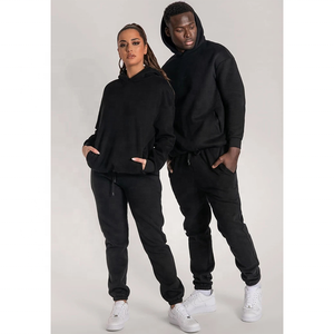 Conjunto de chándal unisex de 2 piezas para mujer, trajes para correr, venta al por mayor, pantalones deportivos de lana de invierno, conjunto de dos piezas, chándales para hombres y adultos - Product Image 3