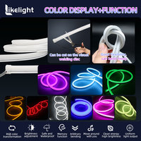 Tira de Luz LED RGB de Silicona Flexible OEM con 270 LED °   Iluminación Decorativa para Exteriores con Ángulo de Luz y Clasificación IP67 para Fachadas de Edificios, Patios y Decoración de Exteriores
