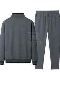 Ensemble de survêtement décontracté pour homme, confortable, 100% coton, vêtements de sport, deux pièces, séchage rapide, respirant, léger, fabricant OEM - Product Image 3