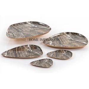 Simple Standard Designer Royal Look Aluminum Casted Silver Color Shiny Polished 7 Compartments Dry Fruits Serving Metal <b>Tray</b> - Product Image 6