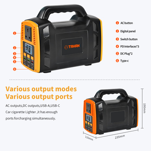 160wh LiFePO4 pin <span class=keywords><strong>12V</strong></span> Trạm điện cầm tay 300W <span class=keywords><strong>400W</strong></span> 500W tốt nhất pin di động Trạm điện - Product Image 6