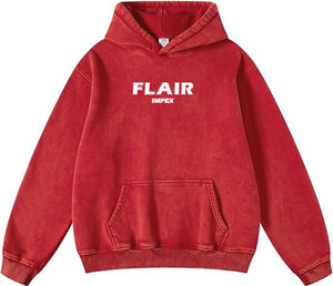 Sudaderas con capucha de gran tamaño para hombre, Sudadera con capucha de gran tamaño, Sudadera con capucha de lana de felpa, sudadera Retro de peso pesado para invierno para hombre - Product Image 4