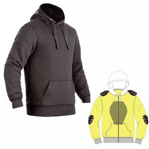 Sweat à capuche de Protection de moto pour hommes avec doublure protégée veste de course à capuche et Protection rembourrée - Product Image 3
