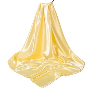 Écharpe en <span class=keywords><strong>soie</strong></span> carrée de 90 cm pour femmes, imprimé artistique rouge et bleu, pour envelopper les cheveux et décorer les sacs de luxe - Product Image 6