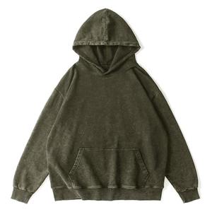 Sudaderas con capucha de invierno con lavado ácido desgastado, forro polar ligero, impermeable, ropa de calle de ajuste Regular, jersey de estilo Vintage, última moda - Product Image 5