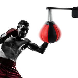 ลูกบอลฝึกซ้อมมวยคุณภาพสูงแบบกำหนดเองได้ ขายส่ง วัสดุหนัง ทนทาน ปรับความสูงได้ อุปกรณ์ฝึกซ้อมมวย - Product Image 2