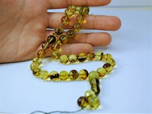 Cuentas de oración auténticas naturales Kehribar musulmán Tasbih Misbaha para Dhikr islámico, reflexión consciente, adoración y rituales diarios - Product Image 5