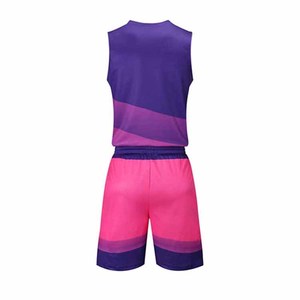 Ensembles de maillots de basket-ball de sublimation pour hommes, nouveaux uniformes d'équipe personnalisés, bon marché - Product Image 3