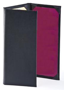 Tamaño personalizable A4 Triple Vista Trifold Menu Cover Durable PU Leather Restaurant Menu Holder para restaurantes y cafés - Product Image 2