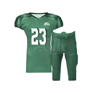 Uniforme de Fútbol Americano Personalizable para Hombres de Talla Grande con Mangas Cortas y Opciones de Equipos - Product Image 1