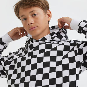 Sweat-shirt en molleton de coton pas cher 320gsm avec logo personnalisé direct d'usine Streetwear fermeture éclair intégrale avec poches pour sweat à capuche unisexe pour garçon - Product Image 6