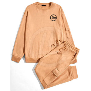 Sudadera holgada de dos piezas para hombre con Sudadera con capucha relajada y pantalones holgados, sudadera holgada y joggers para hombre - Product Image 4