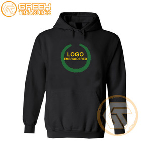 เสื้อมีฮู้ดผ้าฟลีซปักลายสำหรับผู้ชายเสื้อมีฮู้ดสไตล์กรีก PSI - Product Image 1