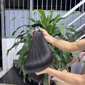 Haute qualité vietnamien soyeux bébé cheveux fins 100% cheveux humains naturels en vrac - Product Image 4