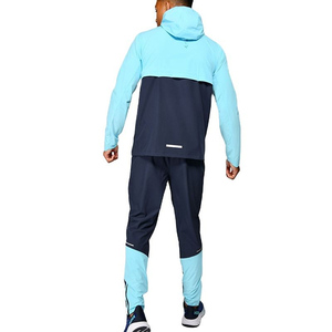 Ensemble court coupe-vent unisexe personnalisé en gros, confortable, respirant, 100% polyester, imperméable, couleur personnalisée, logo personnalisé - Product Image 2