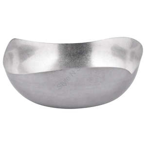 Tazón para servir Aperitivos en forma de corazón de acero inoxidable con un tazón para aperitivos vintage Tazón creativo para aperitivos perezosos con corte de corazón - Product Image 1