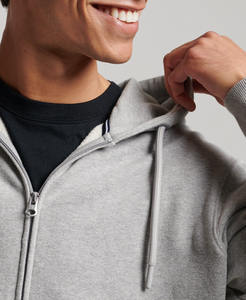 Sweat-shirt à capuche pour homme, style décontracté, épaules tombantes, en coton, imprimé bulles, molleton, vente en gros, OEM personnalisé, haute résistance - Product Image 5