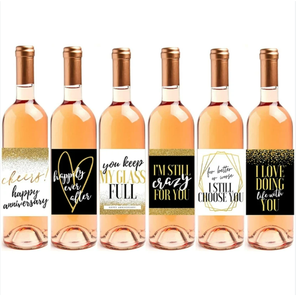 Nhãn chai rượu vang làm cho tùy chỉnh của riêng bạn có thể in nhãn rượu vang không thấm nước siêu bóng phù hợp với cho flexo bù đắp máy in phun laser - Product Image 6