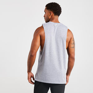 Débardeur de sport pour homme Drop Arm, respirant, 100% coton, sans manches, style streetwear, pour la gym et l'entraînement. - Product Image 3