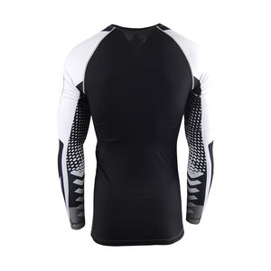 เสื้อรัดกล้ามเนื้อแบบระบายอากาศได้ดี เป็นมิตรกับสิ่งแวดล้อม ผลิตจากผ้าสแปนเด็กซ์ สำหรับกีฬา MMA และออกกำลังกาย ทนทาน รับผลิตตามแบบ (OEM)  ความต้องการสูง มองเห็นได้ชัดเจน - Product Image 2