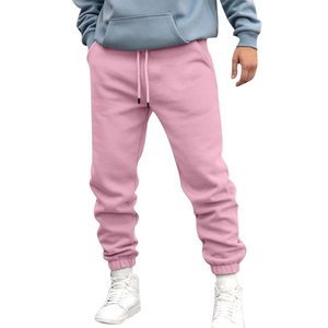 Pantalones Jogger de Estilo Casual para Hombre, Rectos, Largos, con Logotipo Personalizado, Colores Sólidos, 100% Poliéster, Venta al Por Mayor - Product Image 3