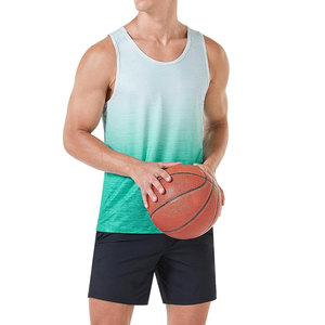 เสื้อออกกำลังกายแบบลำลองของผู้ชายเสื้อแขนกุดพิมพ์ลายซับลิเมชัน - Product Image 4