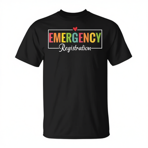 Camiseta de Enfermera de Sala de Emergencias para Registro de Pacientes en ER, Categoría Promocional - Product Image 2