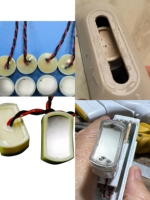 Peralatan Kecantikan Laser RF 7D 12D Sensor Ultrasonik HIFU 2MHZ 4MHZ 5.5mhz 7MHZ Keramik Piezoelektrik Intensitas Tinggi