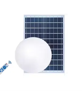 New modern round dimmable remote control home yard led 30W 40W 50W Indoor solar ceiling light