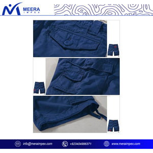 Pantalones cortos Cargo para niños con múltiples bolsillos y cintura ajustable: duraderos y cómodos para jugar, la escuela y la diversión al aire libre - Product Image 6