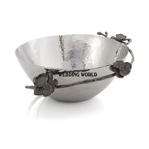 ชามช็อคโกแลตโลหะสีเงินสำเร็จรูปดีไซน์เนอร์ชามหวานดีไซน์เนอร์ดีไซน์สวยขายดี - Product Image 1