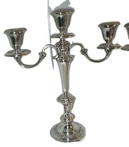 Bougeoirs en or/bougeoir hurricane/bougeoir en verre-candélabres de mariage-candélabres en or - Product Image 4