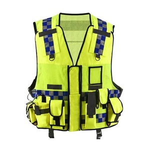 เสื้อกั๊กนิรภัยที่ทนทานพร้อมตาข่ายเรืองแสงและแถบสะท้อนแสงสำหรับไซต์งานกลางแจ้ง - Product Image 4