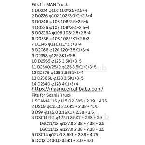 Cho người đàn ông Scania xe tải DIESEL Hàng Hải Bộ phận động cơ xe tải nặng d0386 d2066 d2368 d2676 d2880 Piston Ring được thực hiện bởi FM nhóm - Product Image 6