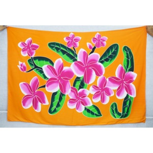 Pareos Hawaianos Pintados a Mano 100% Rayón de Alta Calidad, Ropa de Playa Personalizada al por Mayor, Cubierta para las Islas del Pacífico Asiático HPAG005-03-180 - Product Image 1