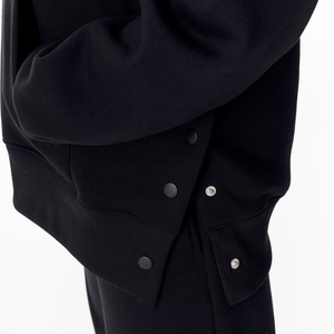 Customized Women's 100% Cotton Tracksuit Sweatsuit Set Baggy Fleece Oversized Hoodie Jogger Winter 2-Piece Set - Product Image 2