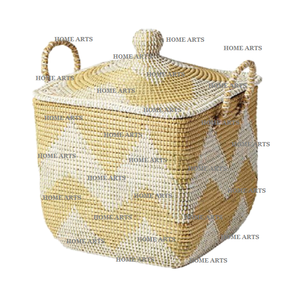 ตะกร้าเก็บของทรงกลมไม้ไผ่ ดีไซน์ทันสมัย คุณภาพเยี่ยม ขนาดสั่งทำได้ ตะกร้าใส่ผ้า/ซักผ้า จากอินเดีย - Product Image 3