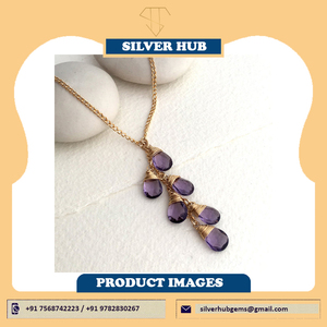 2022 Best Selling Products Stunning 925 Sterling Silver <b>Amethyst</b> Handmade <b>Pendant</b> for Sale at Best Price - Product Image 4