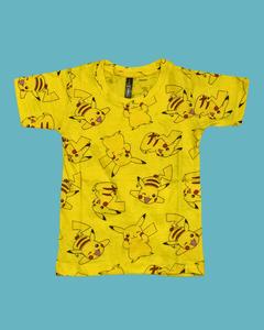 Camisetas de cuello redondo de tela suave para niños 100% manga corta de algodón puro - Product Image 3