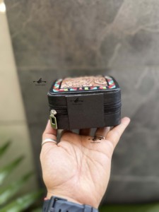 อุปกรณ์จัดเก็บเครื่องประดับหนังวัวสำหรับเดินทางอเนกประสงค์เคสขนาดกะทัดรัดกระเป๋าหนังวัวเก็บของใช้เป็นของขวัญ - Product Image 2