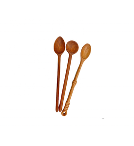 Usine Teck Cuisine En Bois Cuillères Ensemble/Acacia En Bois Cuillère Fourchette Couteau avec Conception Personnalisée pour Ustensiles De Cuisine Outil Gadgets - Product Image 4