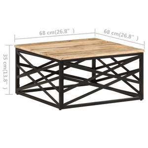 Table à vin en bois de qualité supérieure de forme carrée avec article utilisable à base en métal zig zag pour restaurant et maison au prix le plus bas - Product Image 2