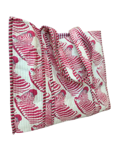 Bolsa de Mano Acolchada de Algodón ATITHI ART, al por Mayor, Ecológica, Reutilizable, Suave, para Compras, Viajes, Uso Diario, Ligera, con Cierre - Product Image 1