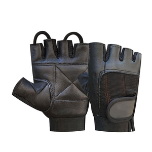 Top Quality 100% Genuine Leather Gym <b>Gloves</b> Fitness Training Wrist Support Weight Lifting <b>Gloves</b> Wholesale Price - Product Image 1