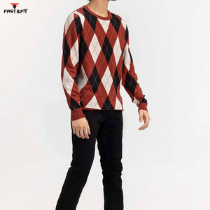 Pull à col rond personnalisable à impression frontale, vente chaude, tricot anti-froissement, séchage rapide, laine/cachemire, pour l'hiver, client - Product Image 3