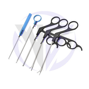 Ensemble d'instruments d'entraînement arthroscopique du genou de pointe : Pince perforatrice, pousse-nœuds, coupe-suture, sonde, pince à fil – Wenquar Surgical - Product Image 3